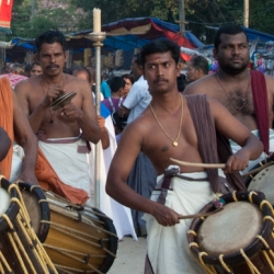 Indian drummer Allepey India