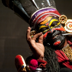 Kathikali dancer Verkala India