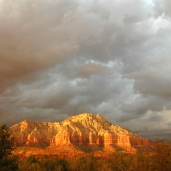 Lee Mt. sunset Sedona AZ