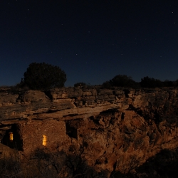 Montezuma Well luminaria AZ