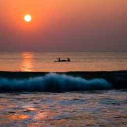 Veraka Beach Sunset India