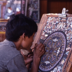 nepalese mandala artist